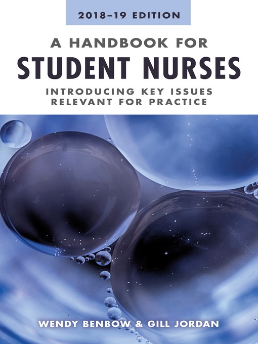 Title details for A Handbook for Student Nurses by Wendy Benbow - Available